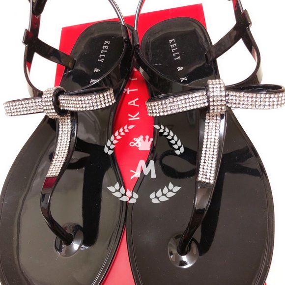 KELLY & KATIE WOMEN CAMILE JELLY BOW SANDAL - Picture 6 of 9